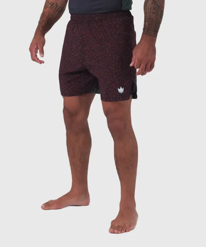 Fightshort Kingz Hybrid - Noir/Rouge