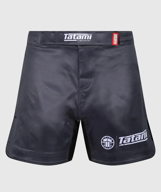 Fightshort Mid Cut Tatami Fightwear Impact - Gris
