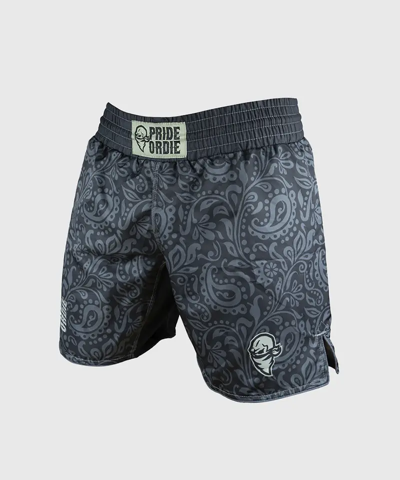 Fightshort Pride Or Die Fearless - Noir