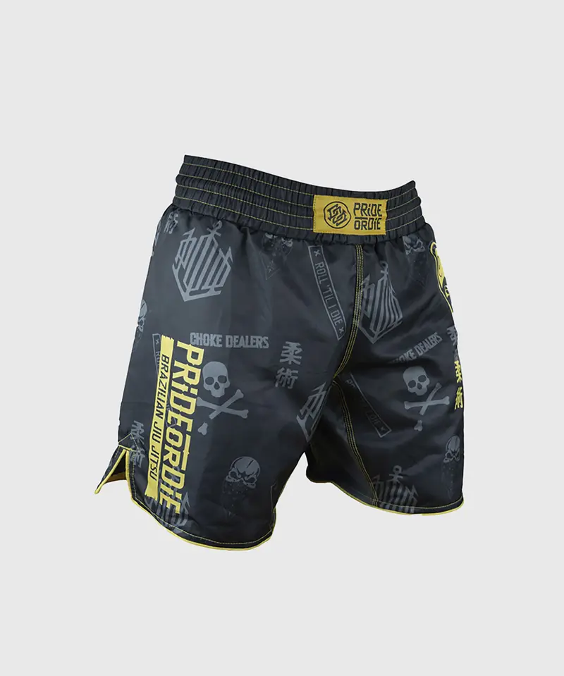 Fightshort Pride Or Die Hang Loose - Noir