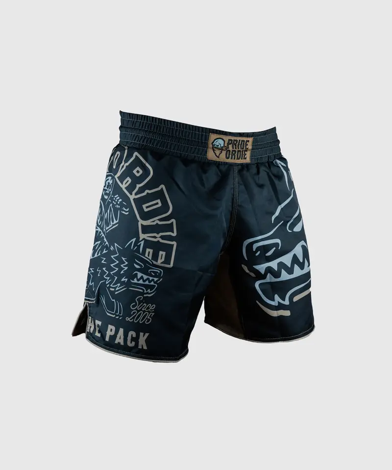 Fightshort Pride Or Die Leading The Pack - Noir