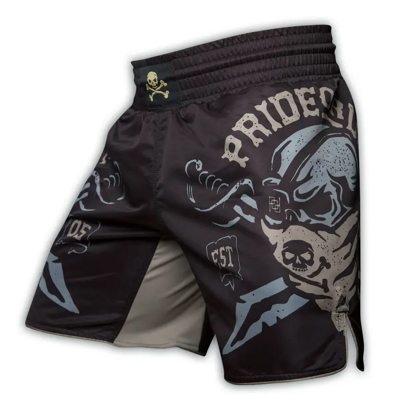 Fightshort Pride Or Die Pirate - Noir