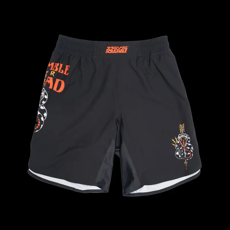 Fightshort Scramble Scramble Or Dead - Noir