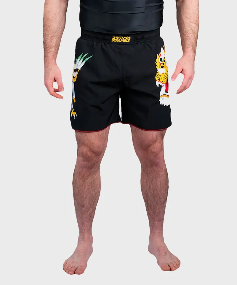 Fightshort Scramble Sukajan - Noir