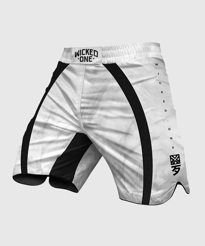 Fightshort Wicked One Eager Contest - Blanc/Noir