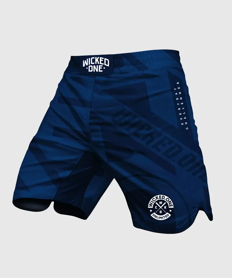 Fightshort Wicked One Eager Outsiderz - Bleu Marine