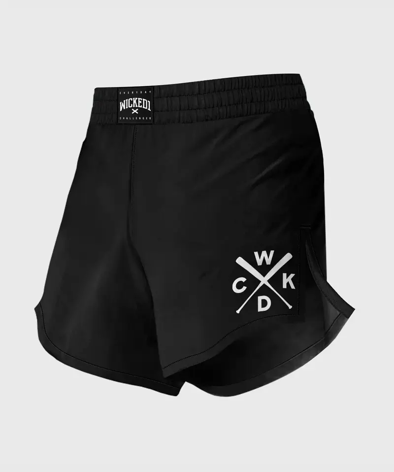 Fightshort Wicked One Element Cross - Noir