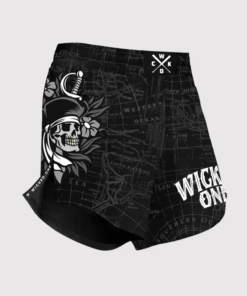 Fightshort Wicked One Element Hacker - Noir