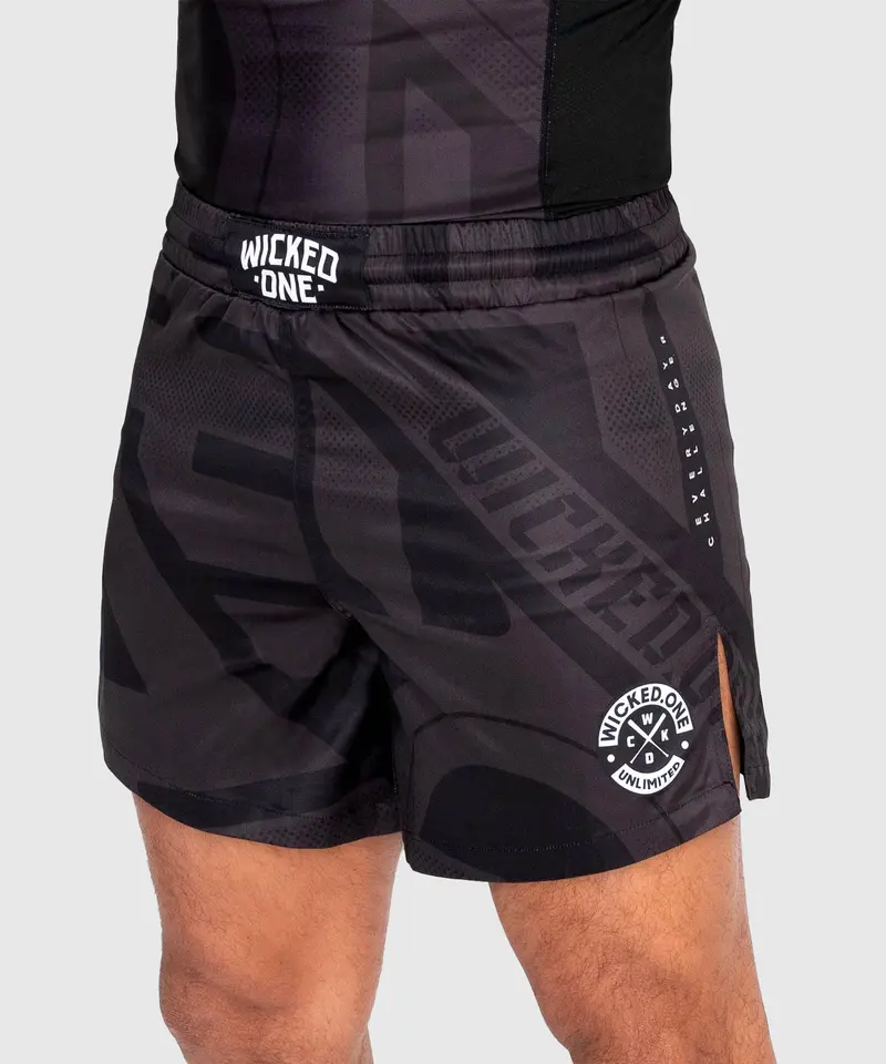 Fightshort Wicked One Element Outsiderz - Noir