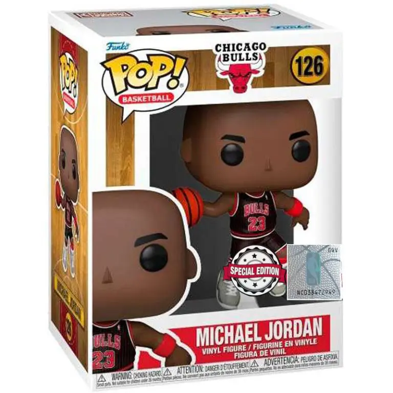 Figurine Funko Pop Nba® Chicago Bulls Michael Jordan with Jordans Exclusive