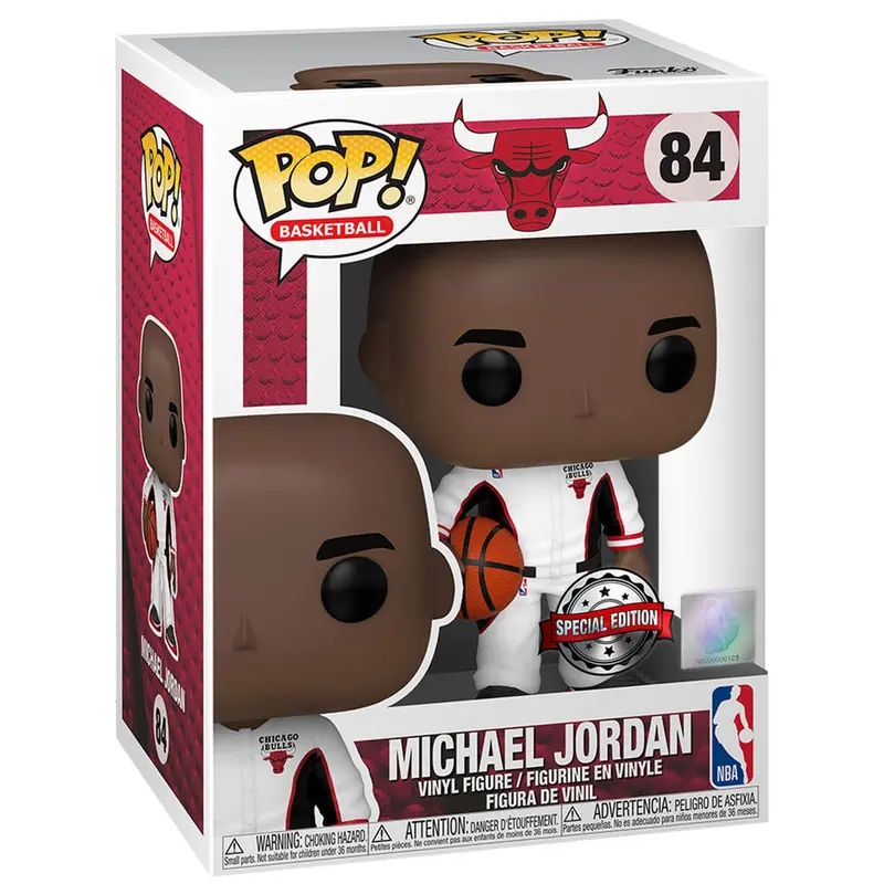 Figurine Funko Pop Nba® Michael Jordan White Warm-Ups