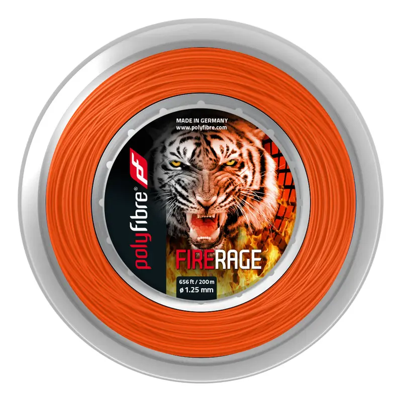 Firerage Ribbed 200m Bobine Cordage-Rouge
