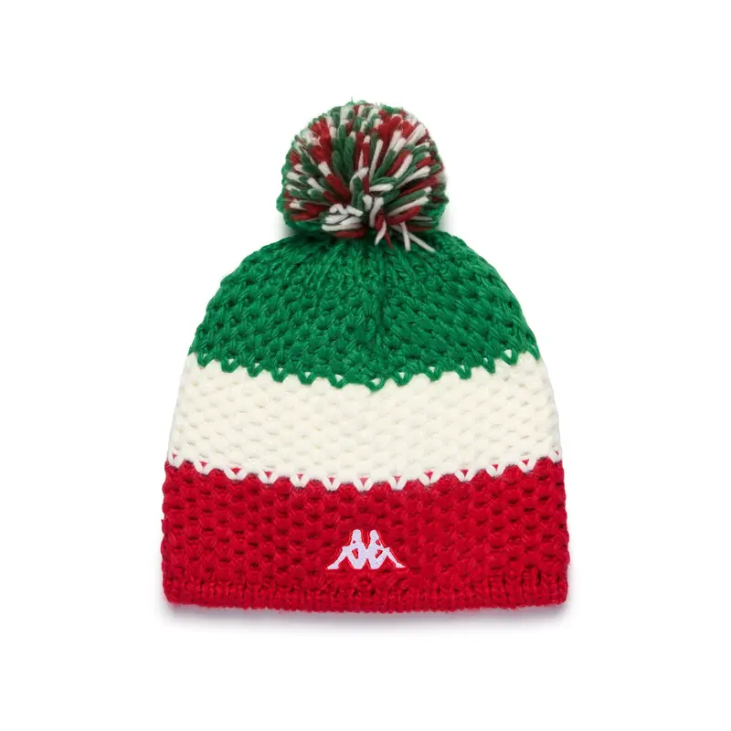 FLOCK G ITA - Headwear - Hat - Unisex - Green Fern-White-Red