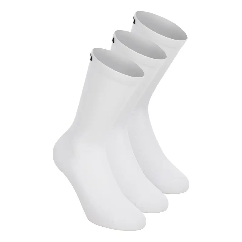 Flyweight Chaussettes de running Pack de 3 Unisex-blanc
