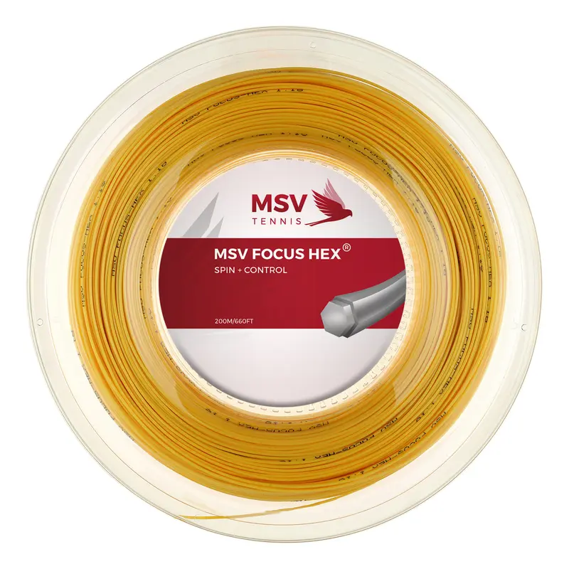 Focus-HEX Bobine Cordage 200m-Jaune