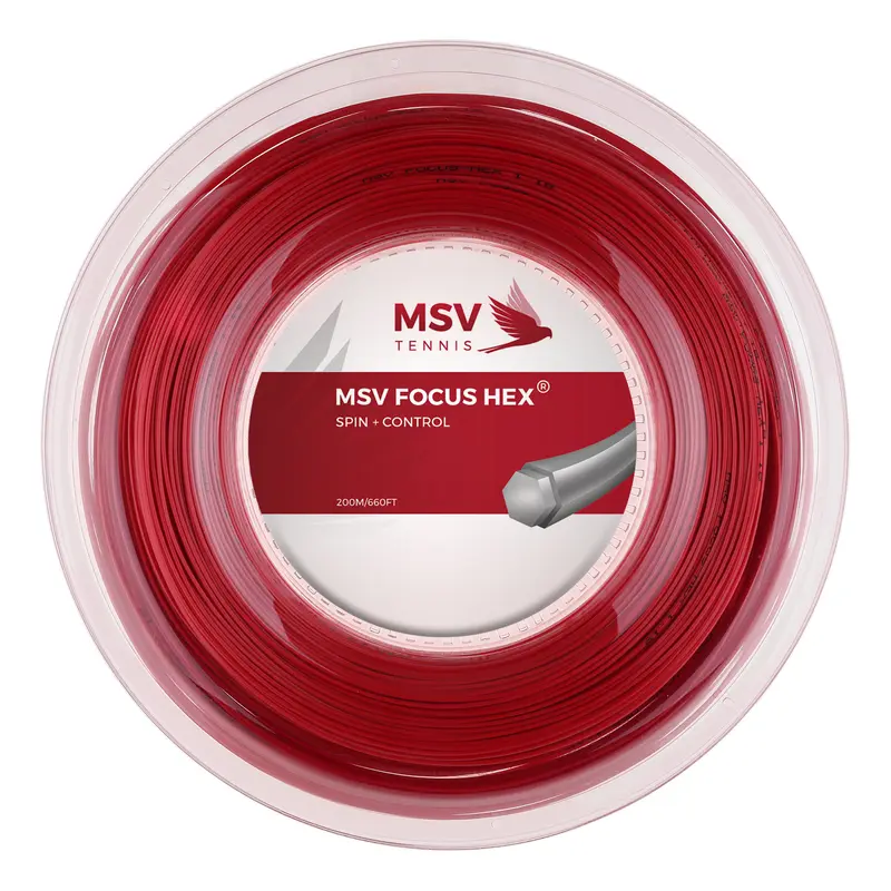 Focus-HEX Bobine Cordage 200m-Rouge