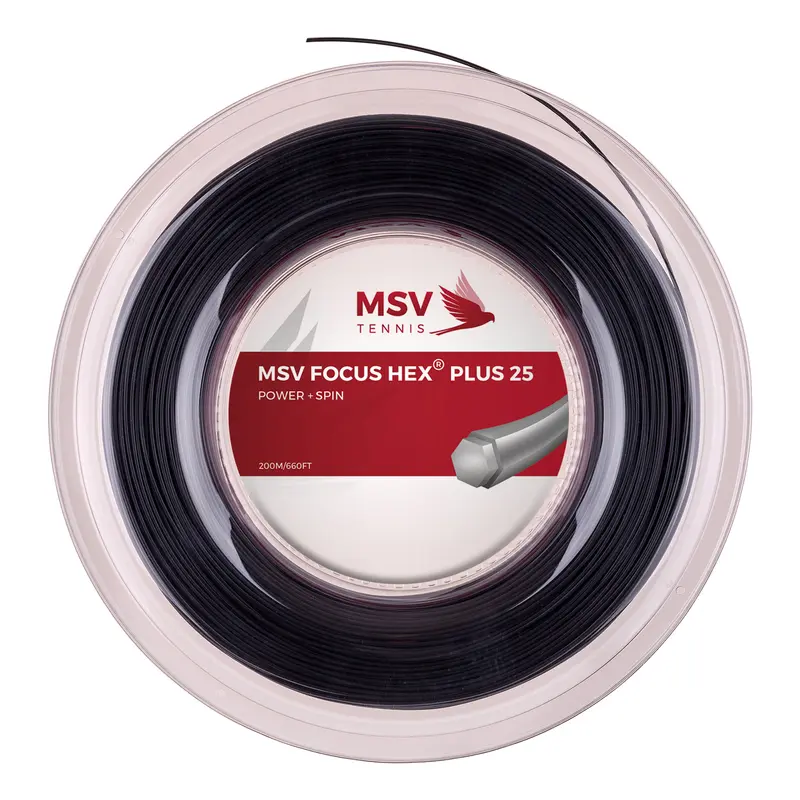 Focus-HEX Plus 25 Bobine Cordage 200m-Noir