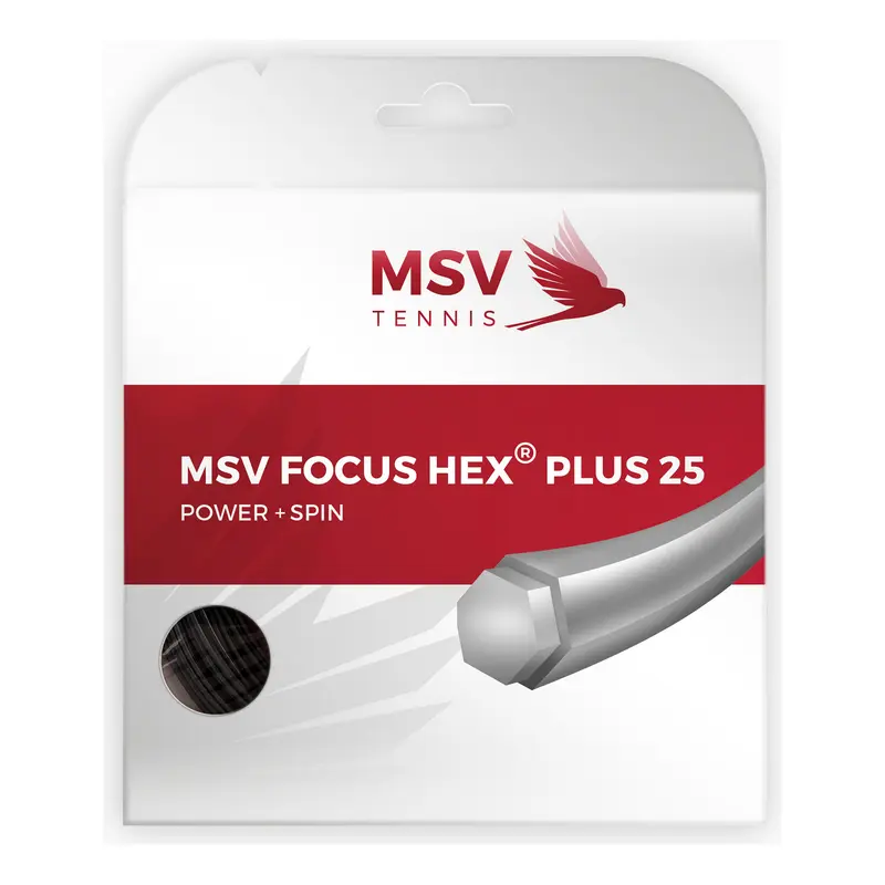 Focus-HEX Plus 25 Cordage En Garniture 12m-Noir