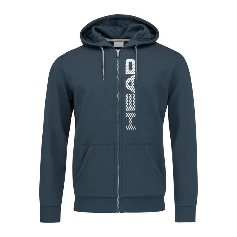 Fynn Gilet en coton Hommes - bleu foncé, blanc