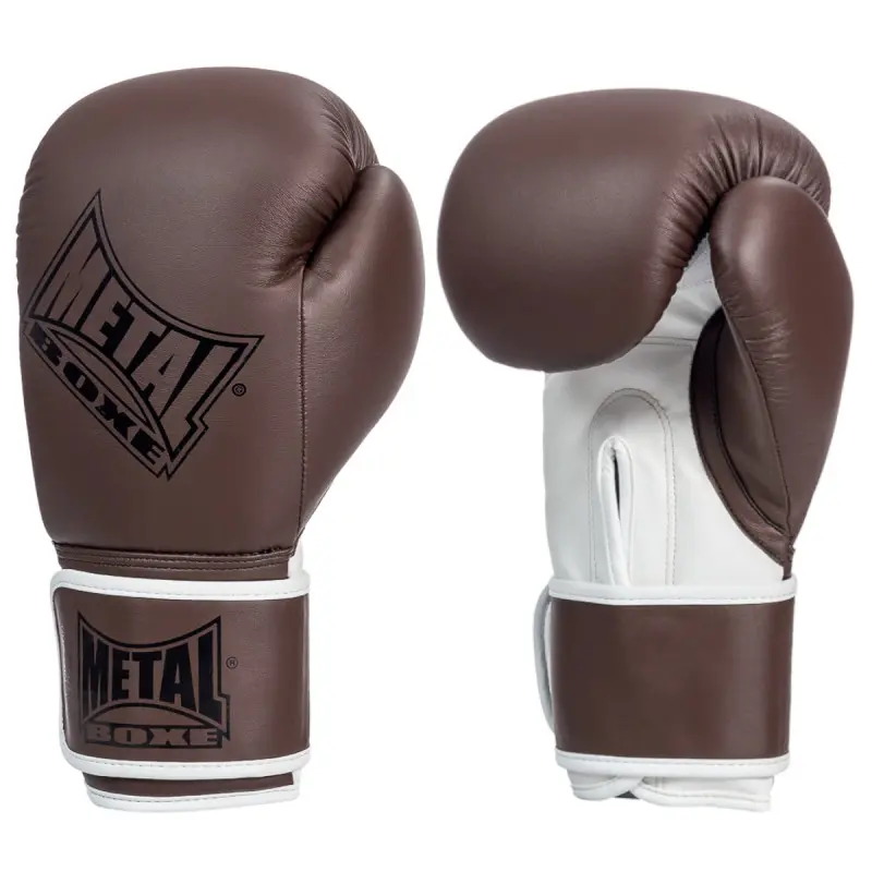 Gant Entrainement Metal Boxe Vintage - Marron