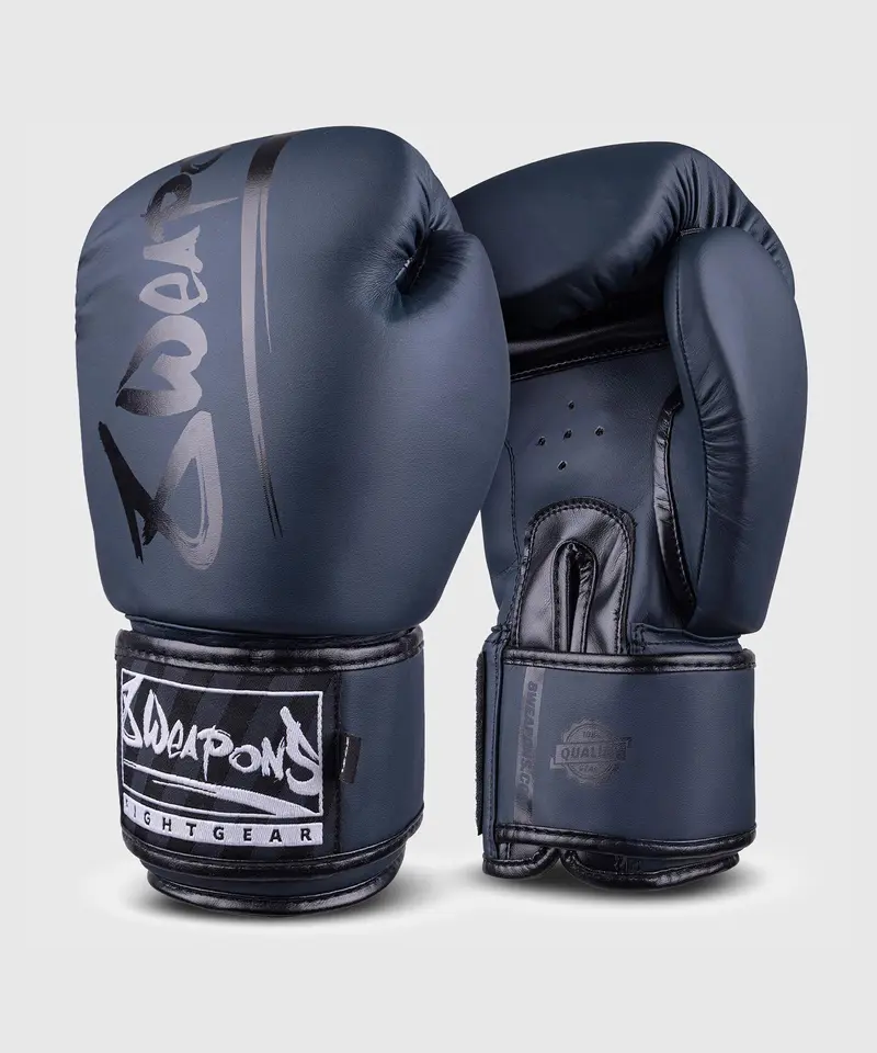 Gants De Boxe 8 Weapons Unlimited 2.0 - Bleu Marine/Noir
