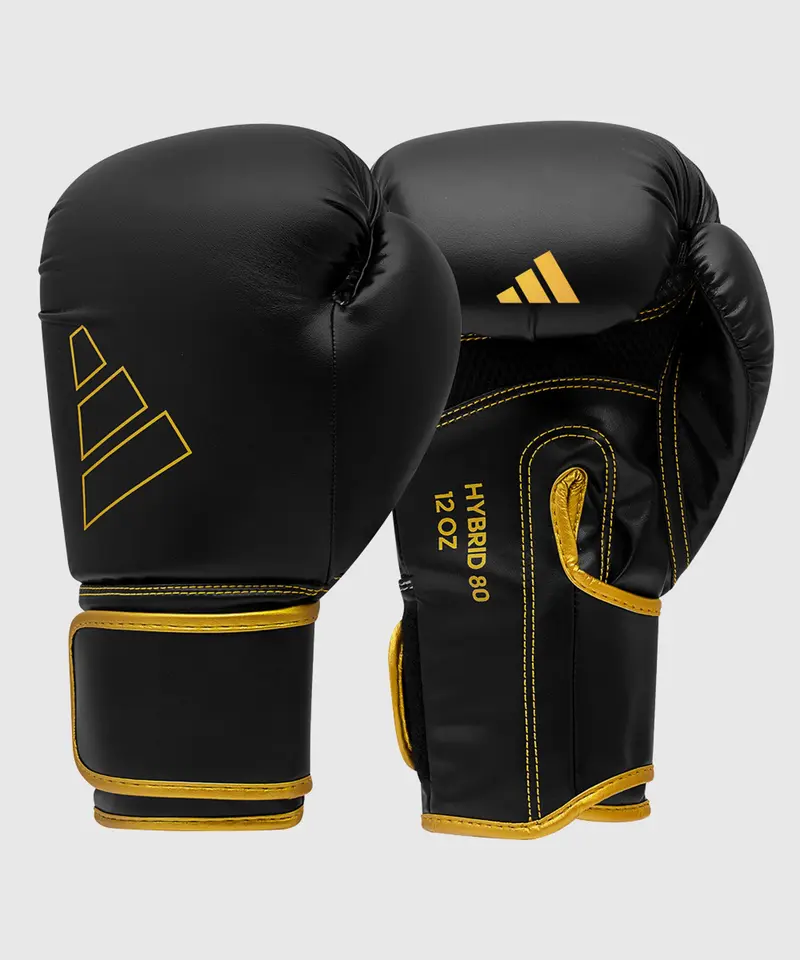 Gants De Boxe Adidas Hybrid 80 - Noir/Or