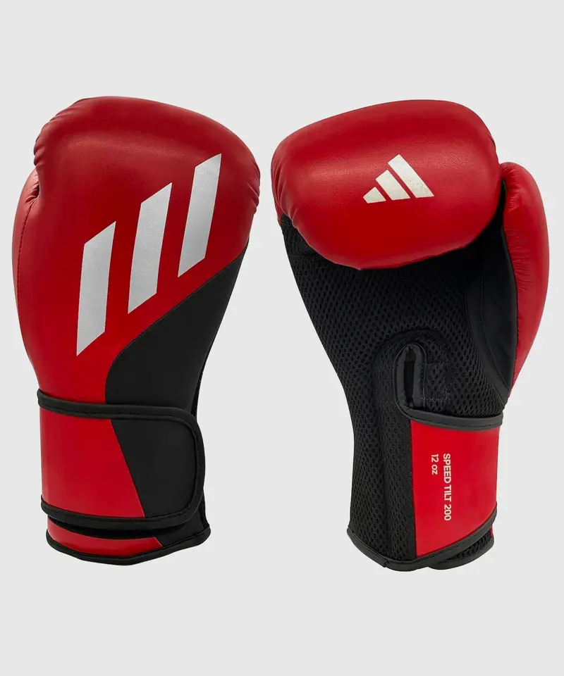 Gants De Boxe Adidas Speed Tilt 200 - Rouge/Argent