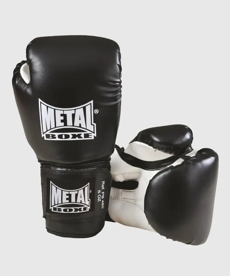 Gants de boxe enfant multiboxe Metal Boxe – Noir