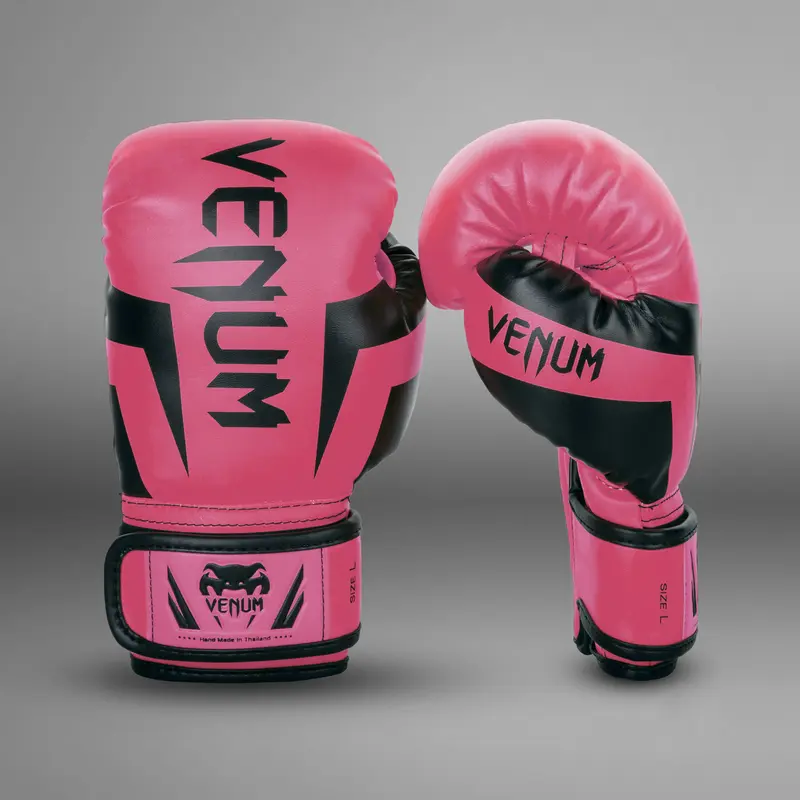 Gants de boxe enfant Venum Elite – Rose