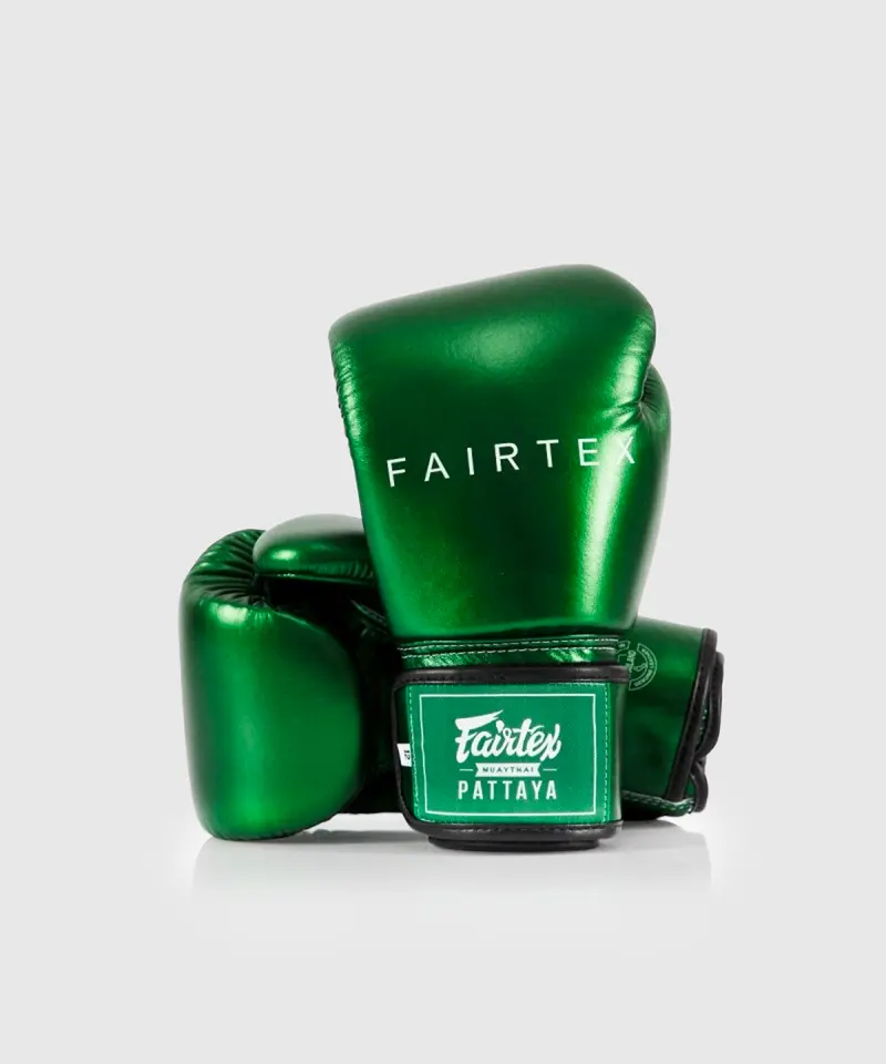 Gants De Boxe Fairtex Metallic - Vert