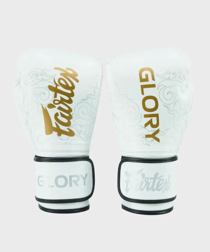 Gants De Boxe Fairtex X Glory - Blanc/Argent