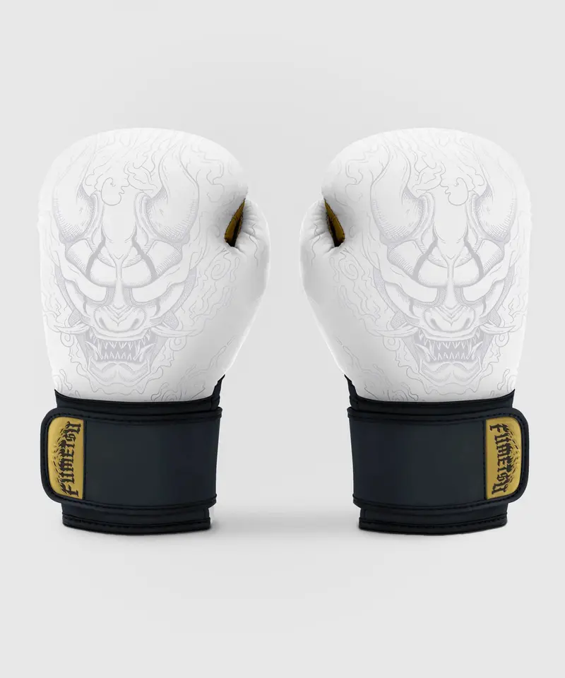 Gants De Boxe Fumetsu Oni - Blanc/Noir/Or