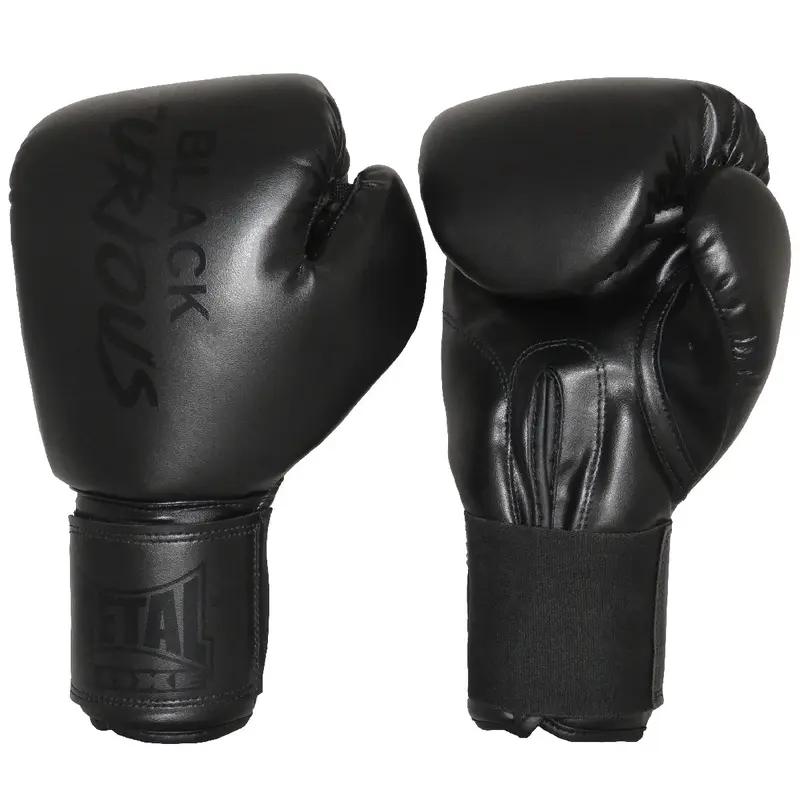 Gants De Boxe Metal Boxe Black Furious - Noir/Noir