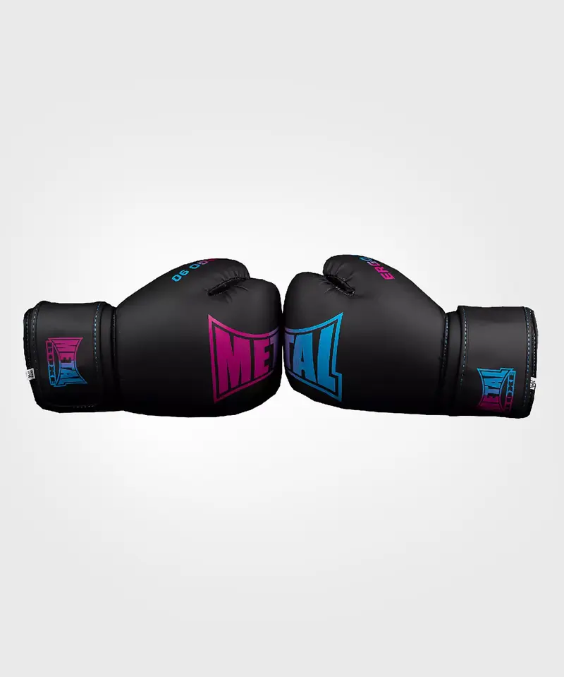 Gants De Boxe Metal Boxe Ergo 90 Vice - Noir