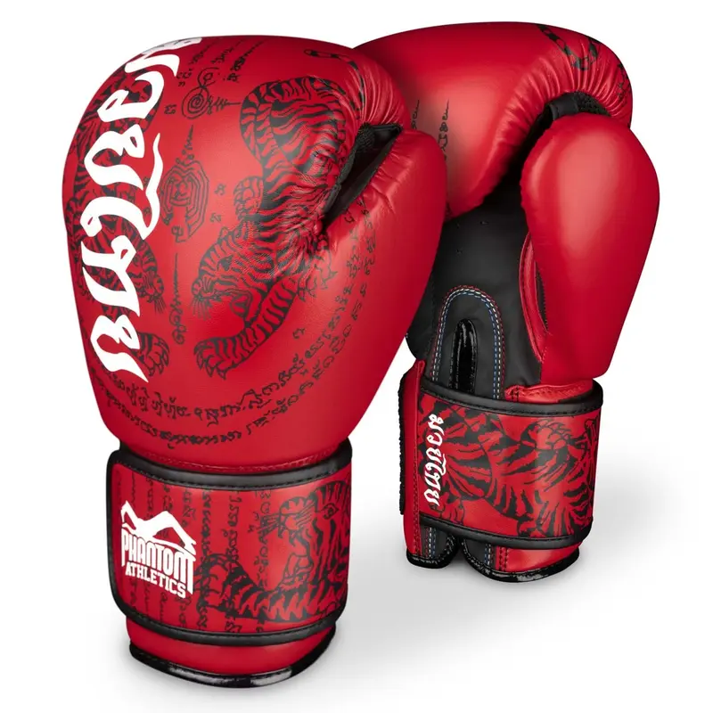 Gants De Boxe Phantom Athletics Muay Thai - Rouge