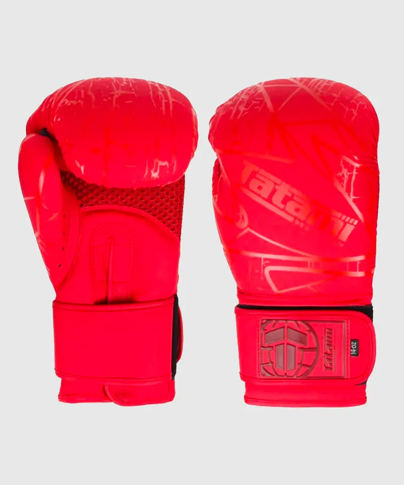 Gants De Boxe Tatami Fightwear Obsidian - Rouge