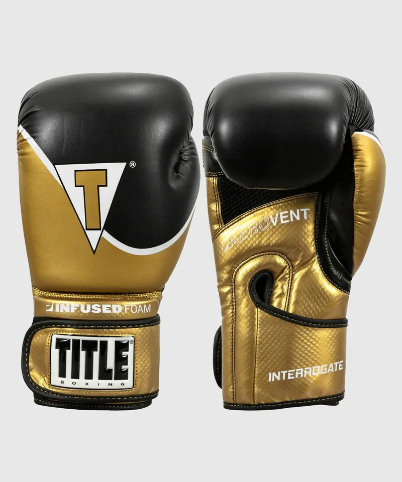 Gants De Boxe Title Boxing Infused Foam Interrogate 2.0 - Or/Noir