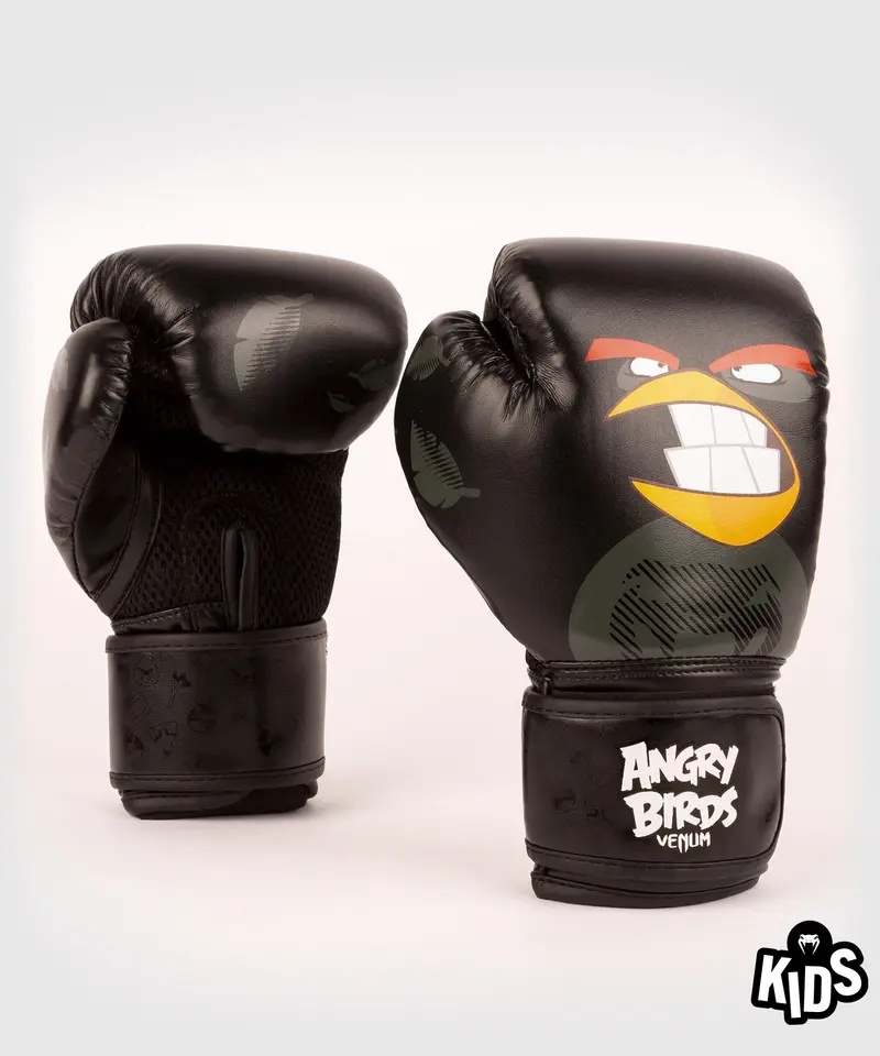 Gants de Boxe Venum Angry Birds - Pour Enfants - Noir