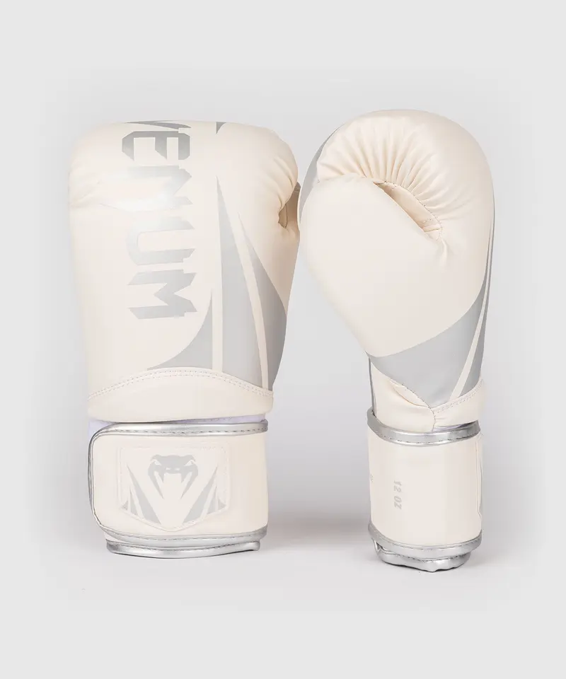 Gants de Boxe Venum Challenger 2.5 – Blanc/Argent