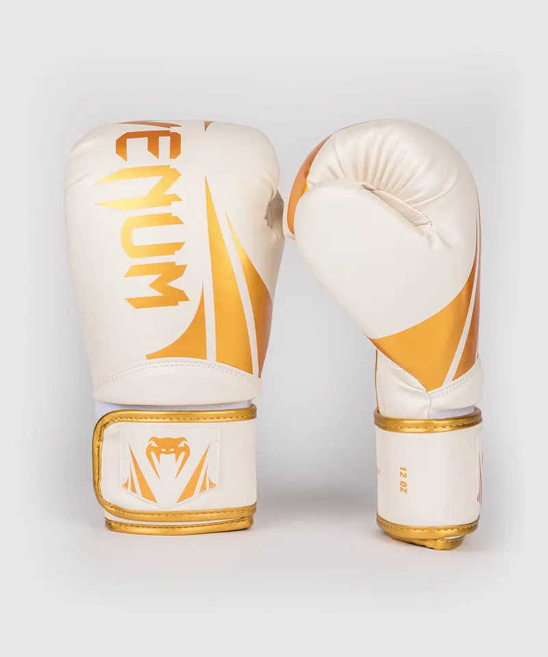 Gants de Boxe Venum Challenger 2.5 – Blanc/Or