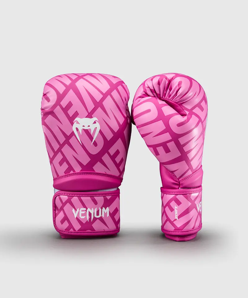 Gants de boxe Venum Contender 1.5 XT 3D – Rose Bonbon/Blanc