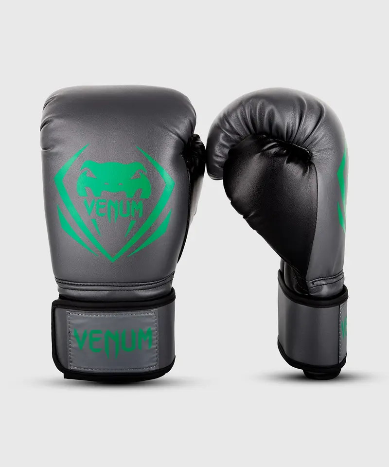 Gants de boxe Venum Contender - Gris/Vert-Noir