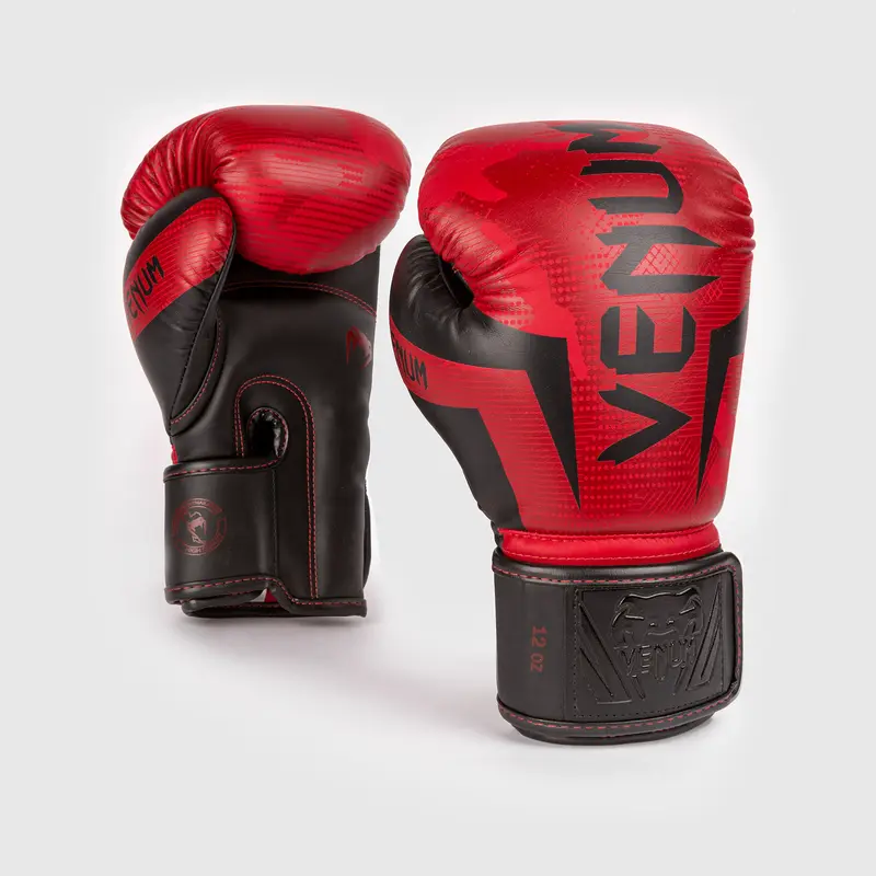 Gants de boxe Venum Elite – Rouge/Camo