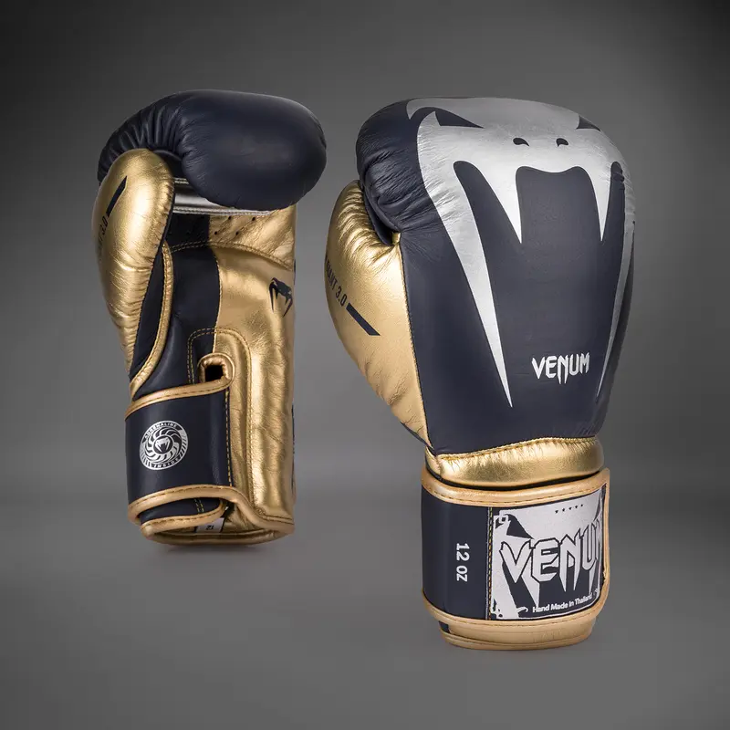 Gants de boxe Venum Giant 3.0 - Edition Spéciale - Bleu Marine/Or