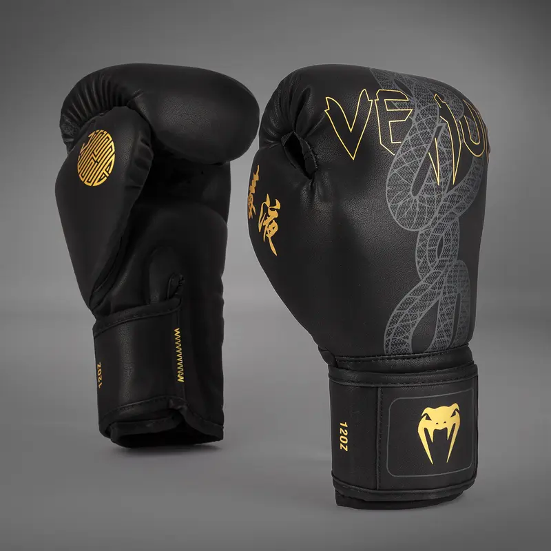 Gants de Boxe Venum Serpenti – Noir/Argent/Or