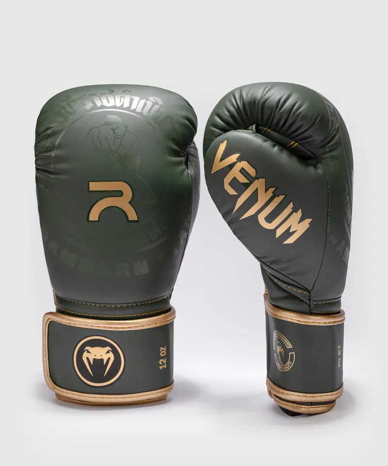 Gants de Boxe Venum x Rajadamnern - Vert Militaire
