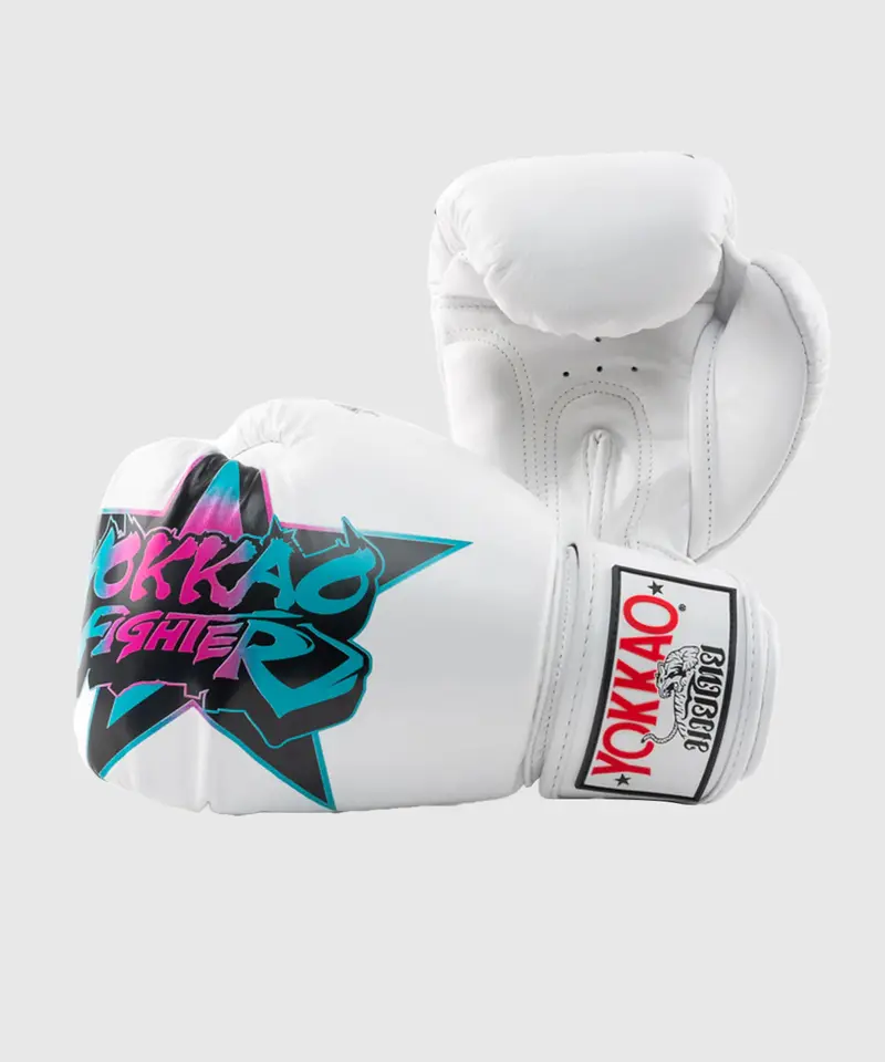 Gants De Boxe Yokkao Fighter Ko - Blanc