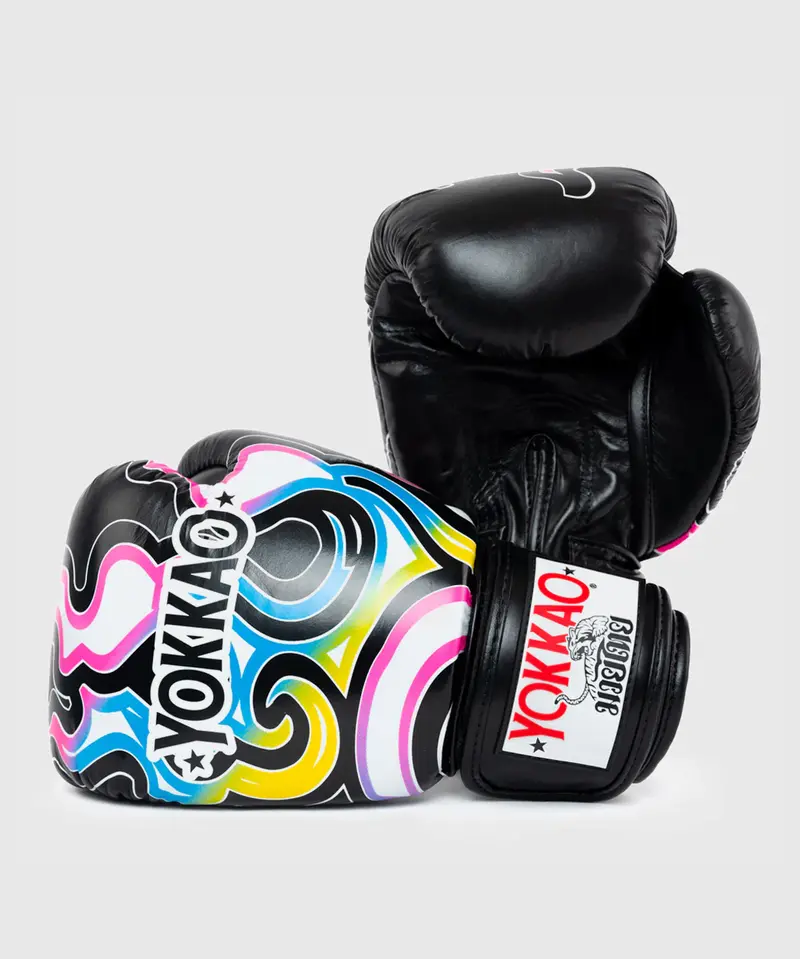 Gants De Boxe Yokkao Flames - Noir