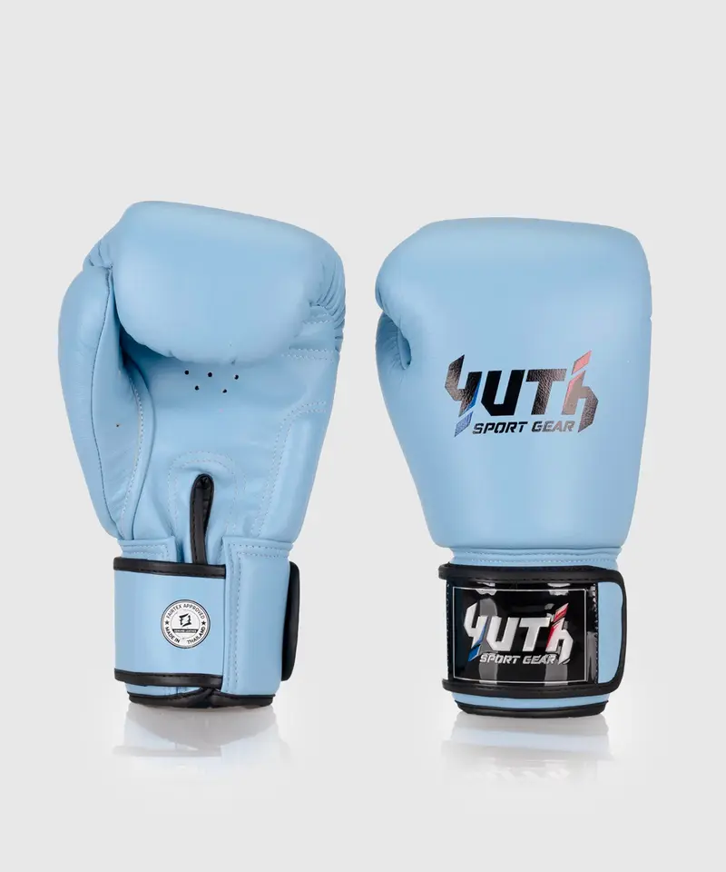 Gants De Boxe Yuth Signature Line - Bleu Poudré