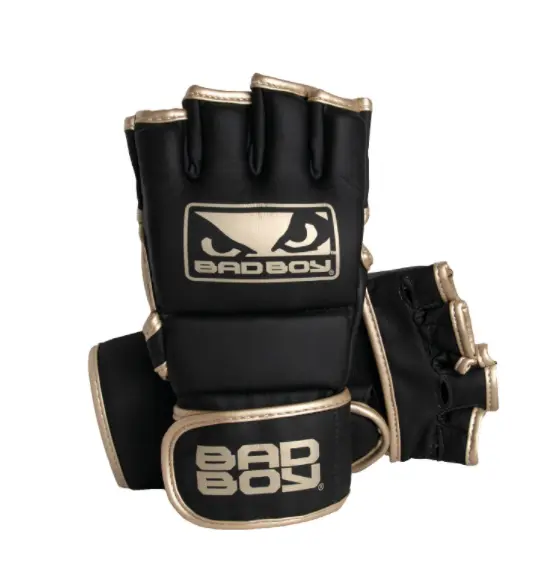 Gants de MMA Bad Boy Fashion - Avec Pouces - Noir/Or